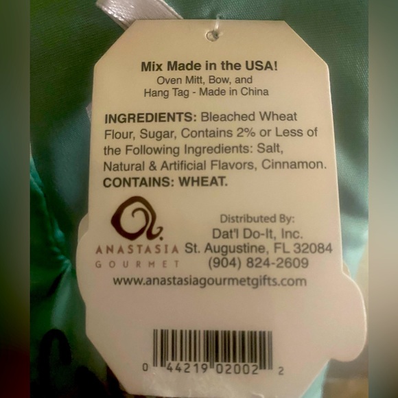 COFFEE UNTIL COCKTAILS Oven Mitt With Cinnamon Sugar Cookie Mix - Picture 11 of 11